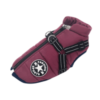 Waterproof Dog Winter Jacket with Harness