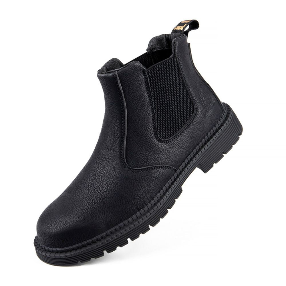 Bottes de travail imperméables en cuir