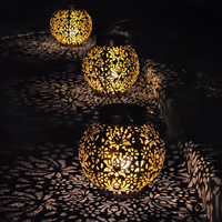 Waterproof LED Solar Garden Hanging Lamp - RadiantGlow