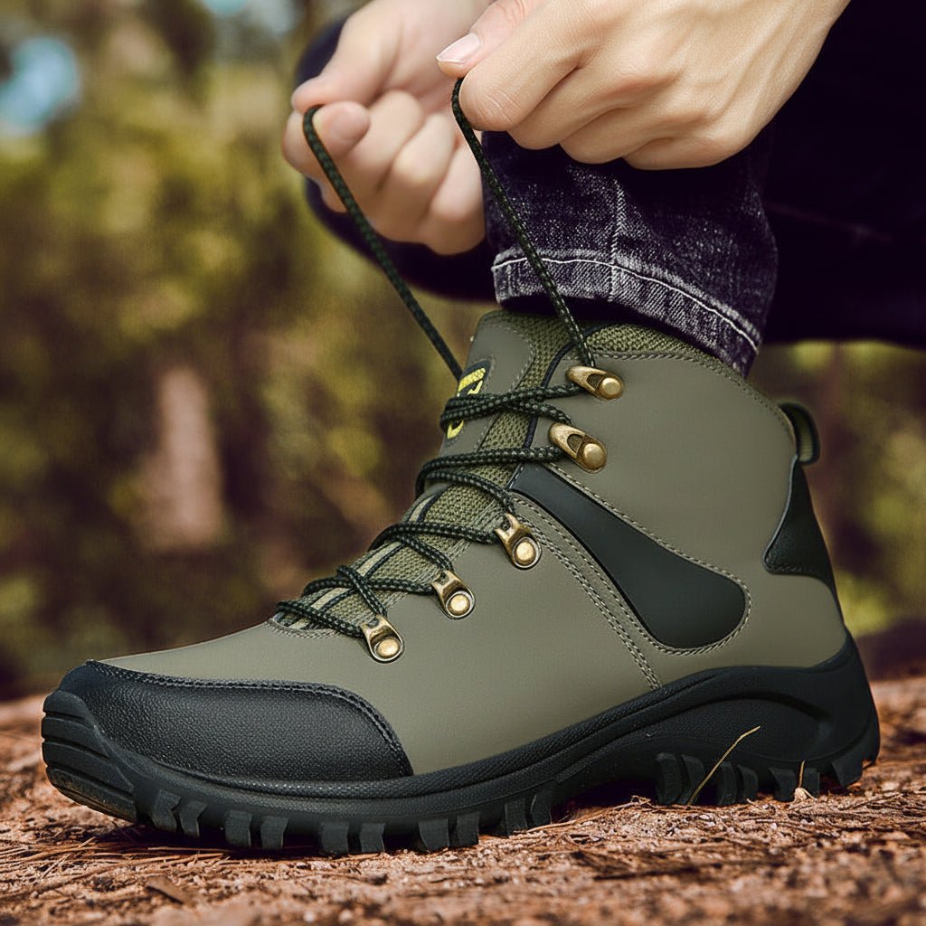 Chaussures de randonnée mi-hautes imperméables avec embout renforcé en acier