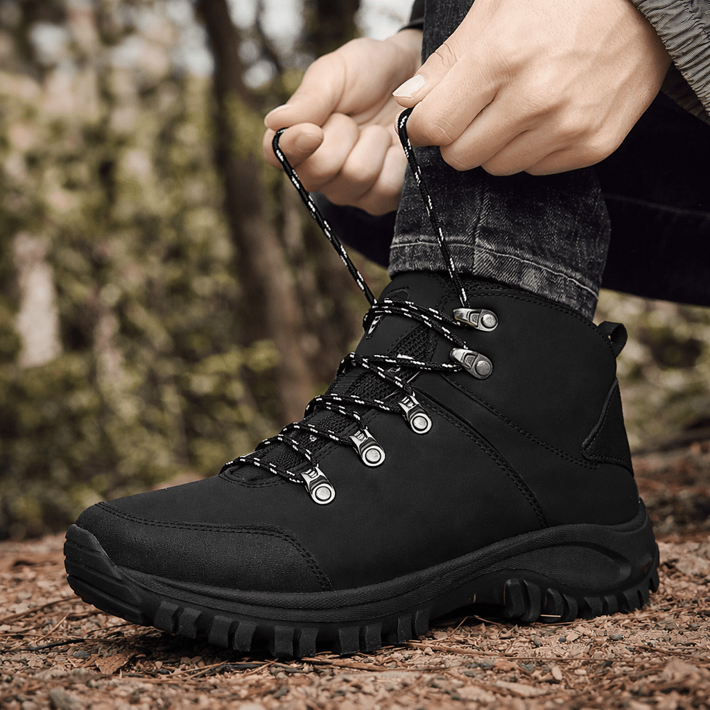Chaussures de randonnée mi-hautes imperméables avec embout renforcé en acier