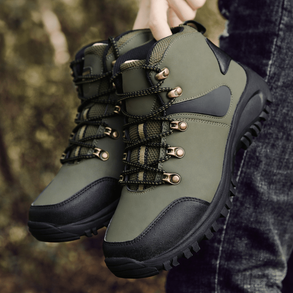 Chaussures de randonnée mi-hautes imperméables avec embout renforcé en acier