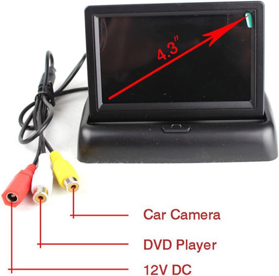 Wireless Backup Camera with 4.3-inch (10.9 cm) LCD Monitor