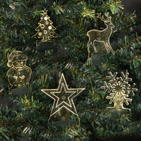 Wireless LED Motif Lights for Christmas Tree or Window - Includes Remote Control