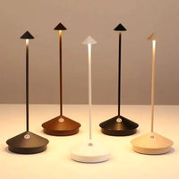 Lámpara de mesa LED recargable – Portátil y resistente