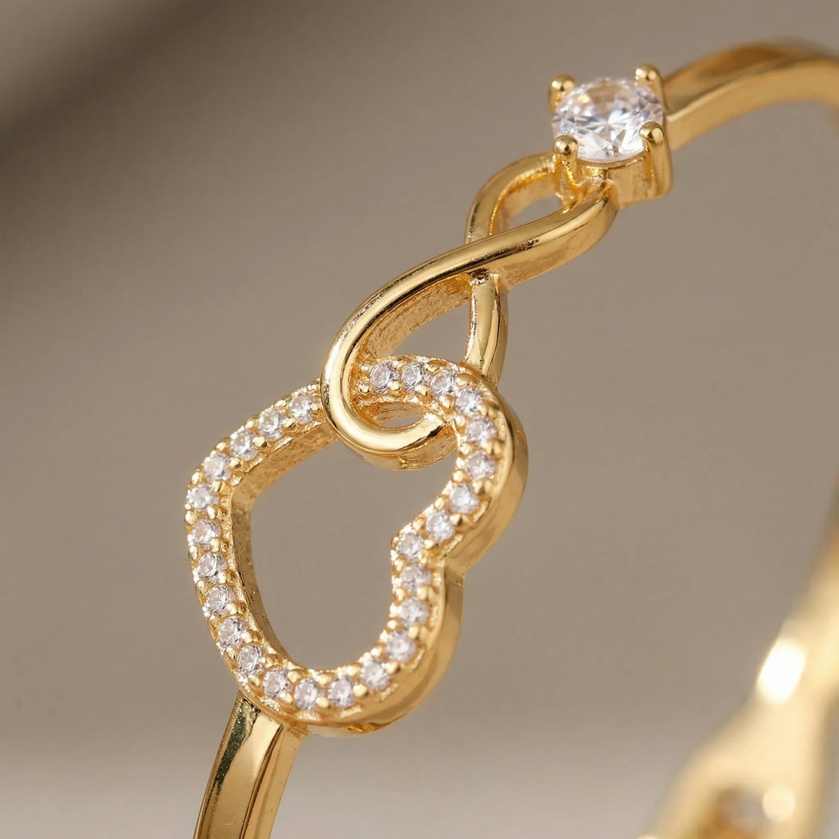 Women's Adjustable Infinity Heart Bracelet