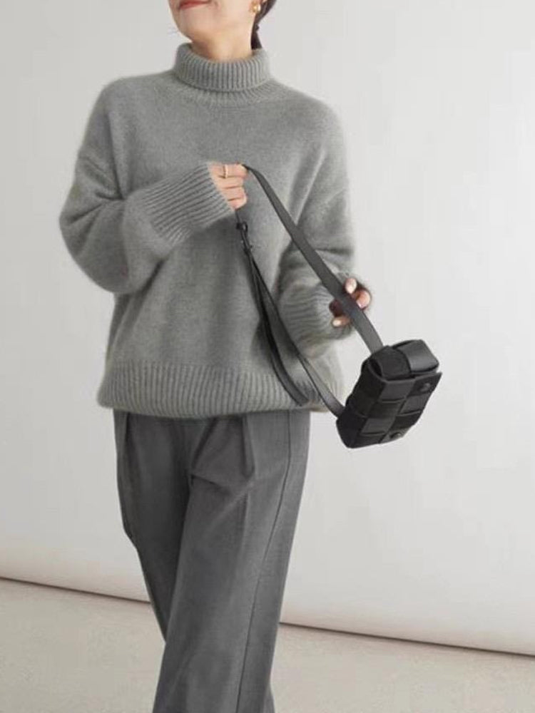 Women's Cashmere Turtleneck Sweater