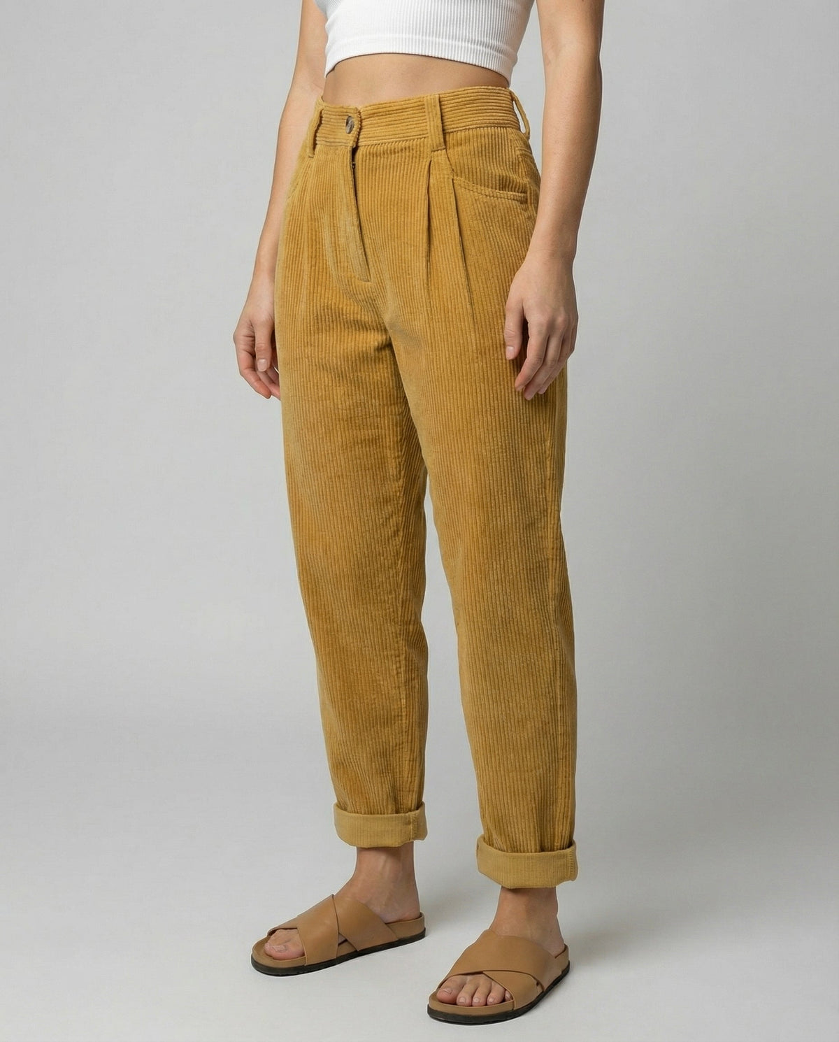 Women's Casual Comfort Corduroy Trousers