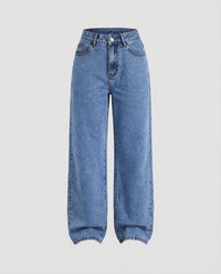 Women's Classic Wide-Leg Denim Jeans