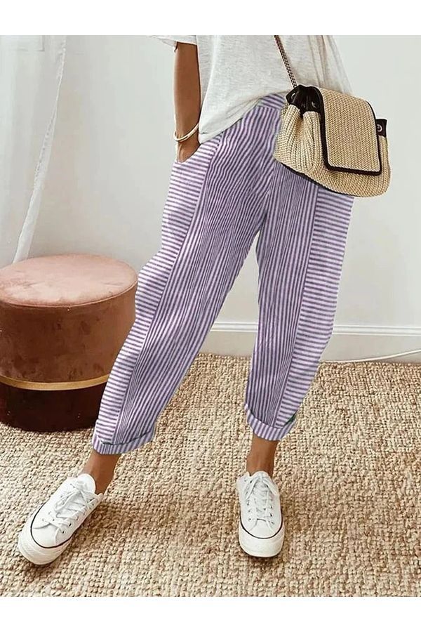 Pantalon confortable à coupe décontractée pour femme