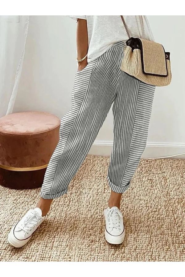 Pantalon confortable à coupe décontractée pour femme