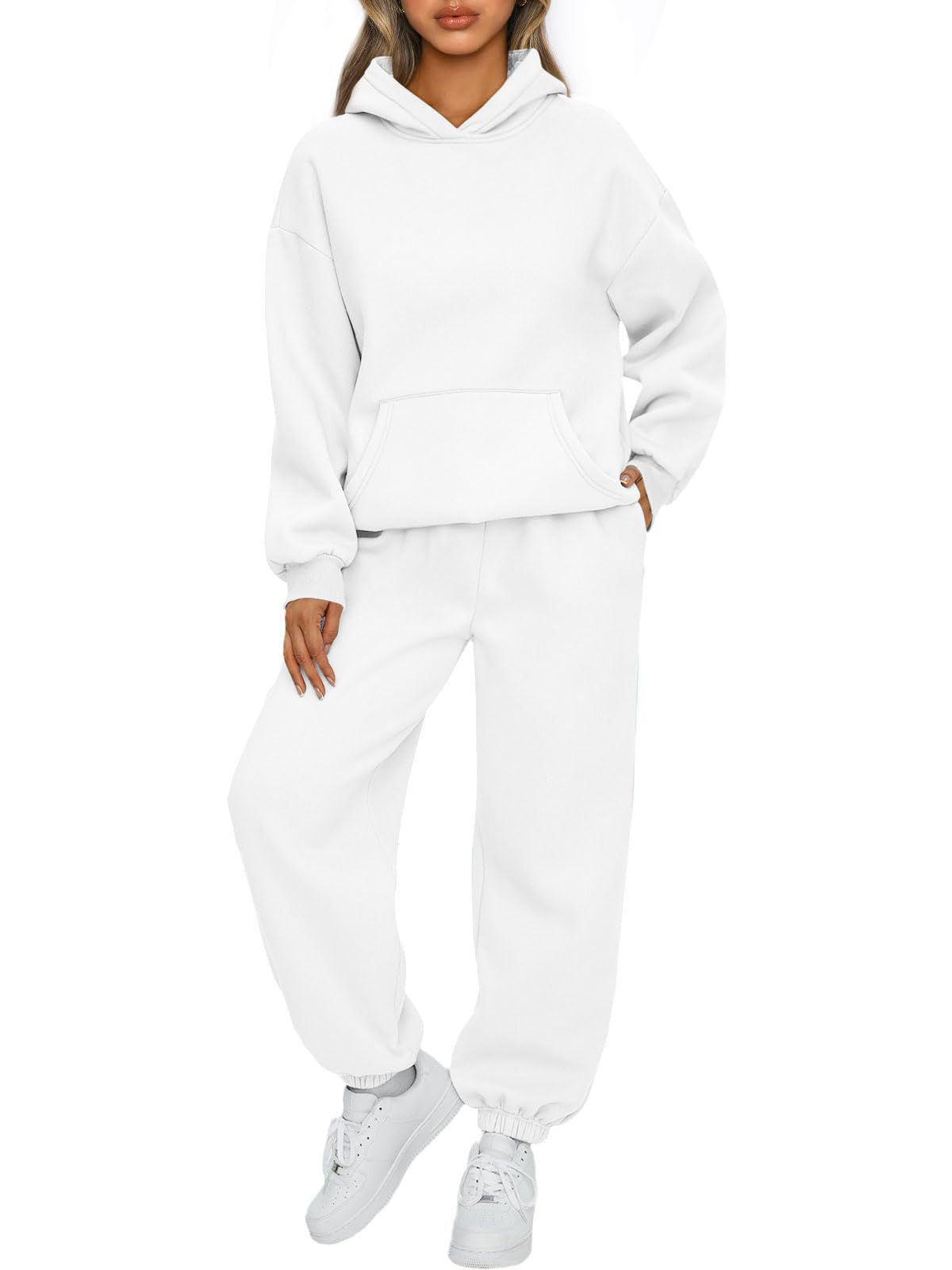 Women's Cozy Hooded Sweatshirt Set