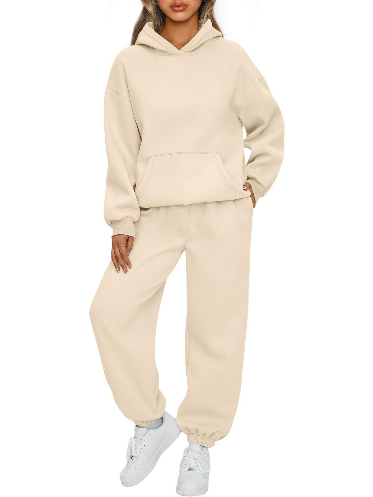 Women's Cozy Hooded Sweatshirt Set