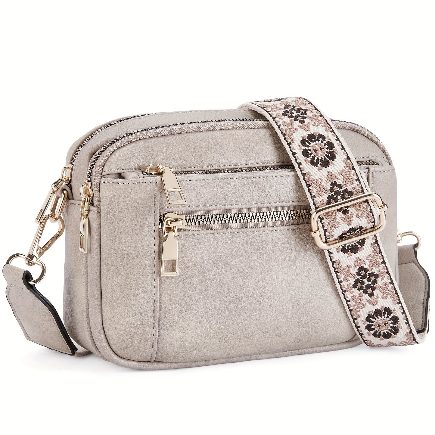 Sac bandoulière pour femme, style bohème chic, en simili cuir