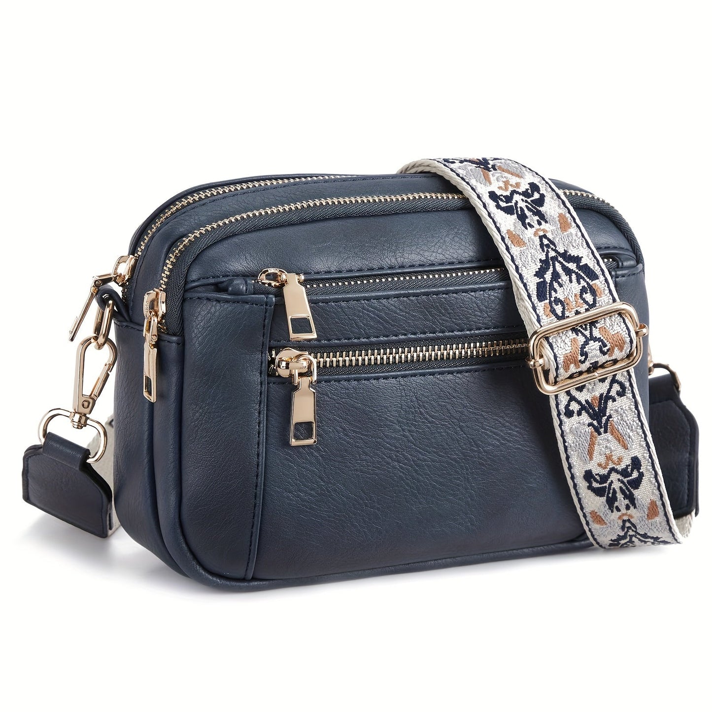 Sac bandoulière pour femme, style bohème chic, en simili cuir
