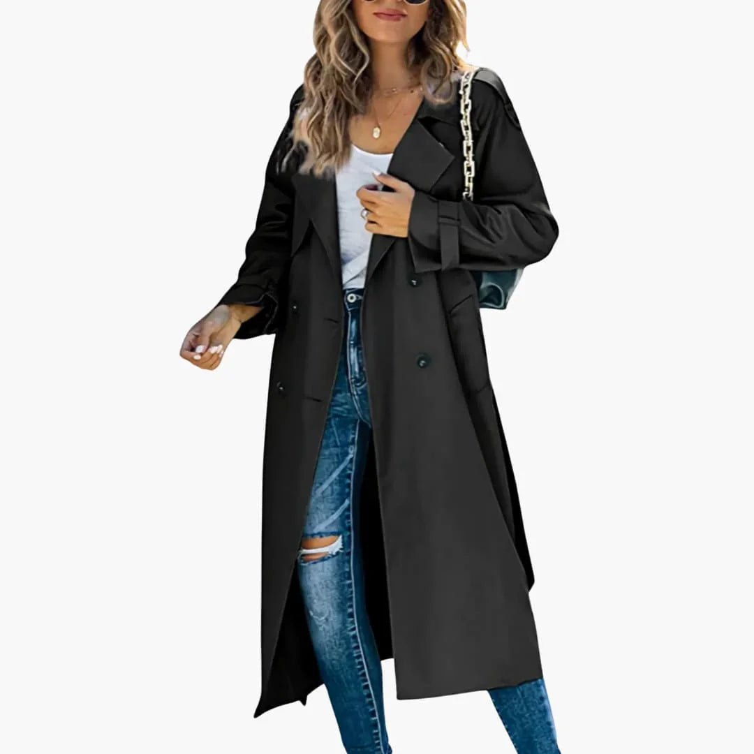 Trench-coat croisé pour femme