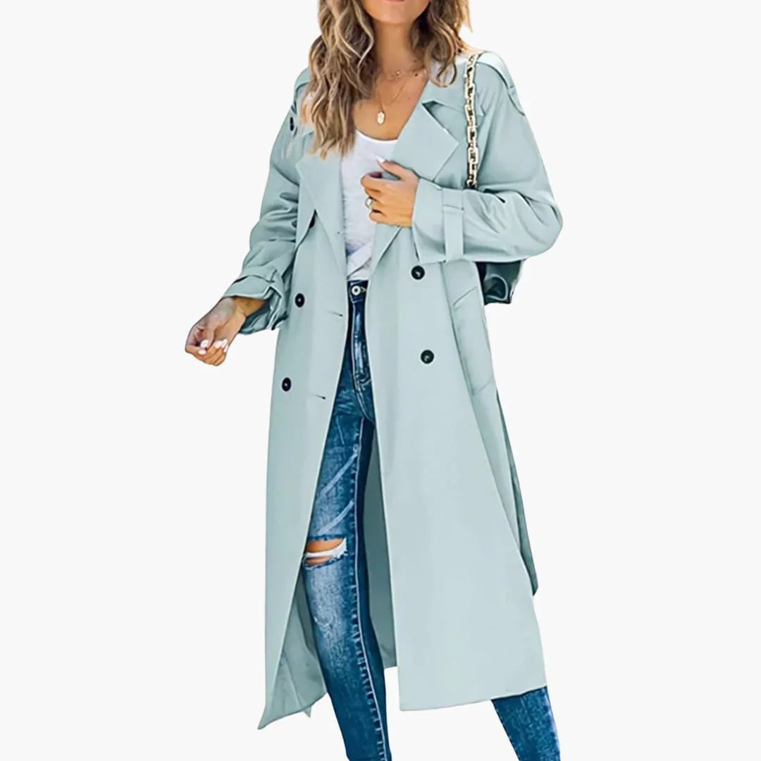 Trench-coat croisé pour femme