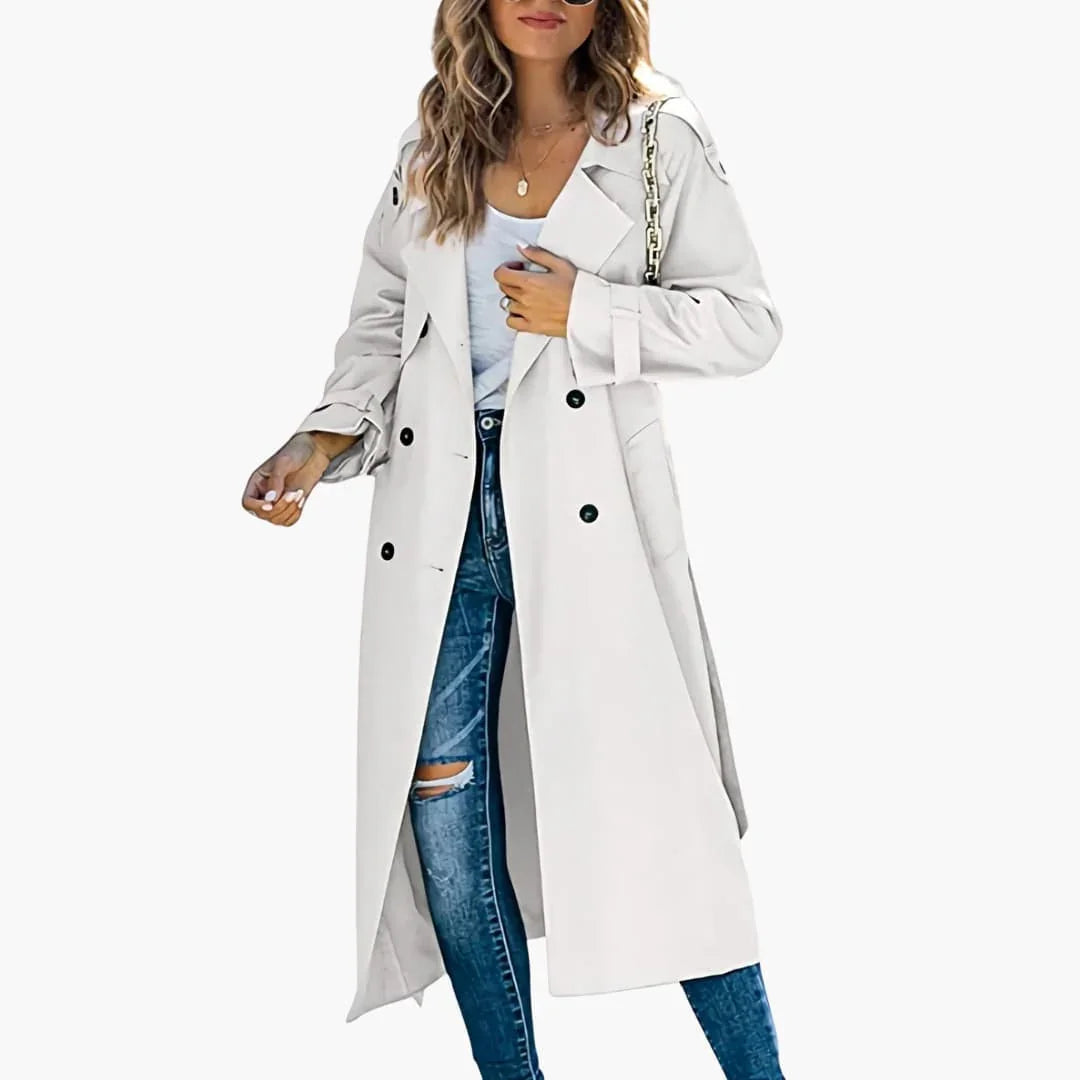 Trench-coat croisé pour femme