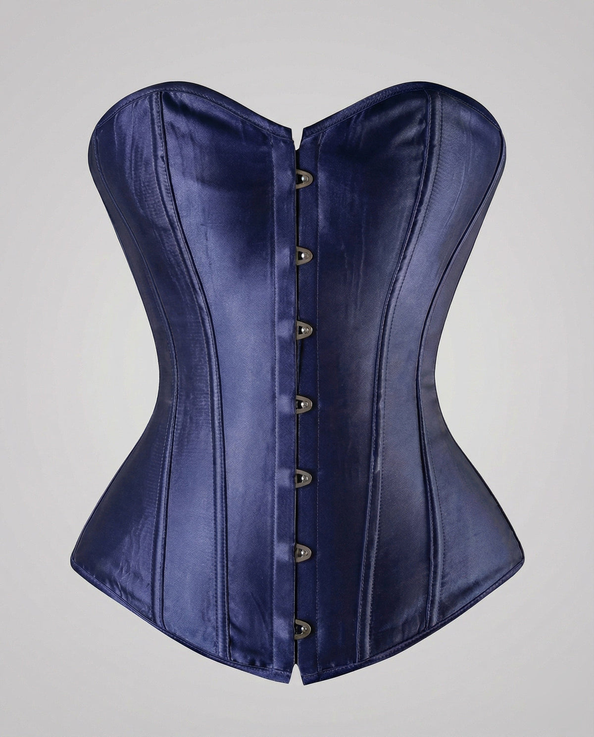 Women's Elegant Satin Corset with Reinforced Boning