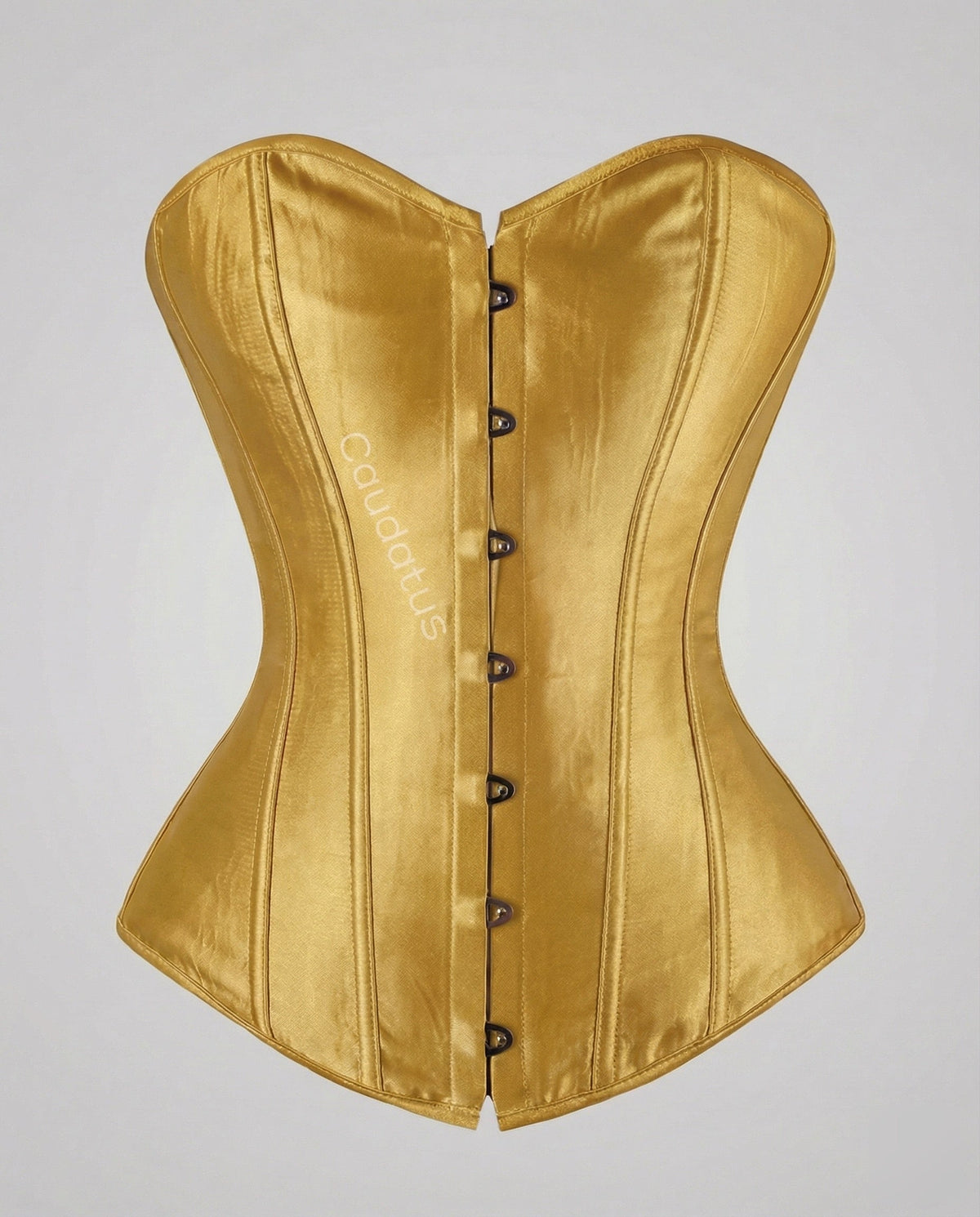 Women's Elegant Satin Corset with Reinforced Boning