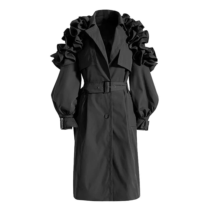 Women's Elegant Trench Coat - Timeless Style & Sophistication