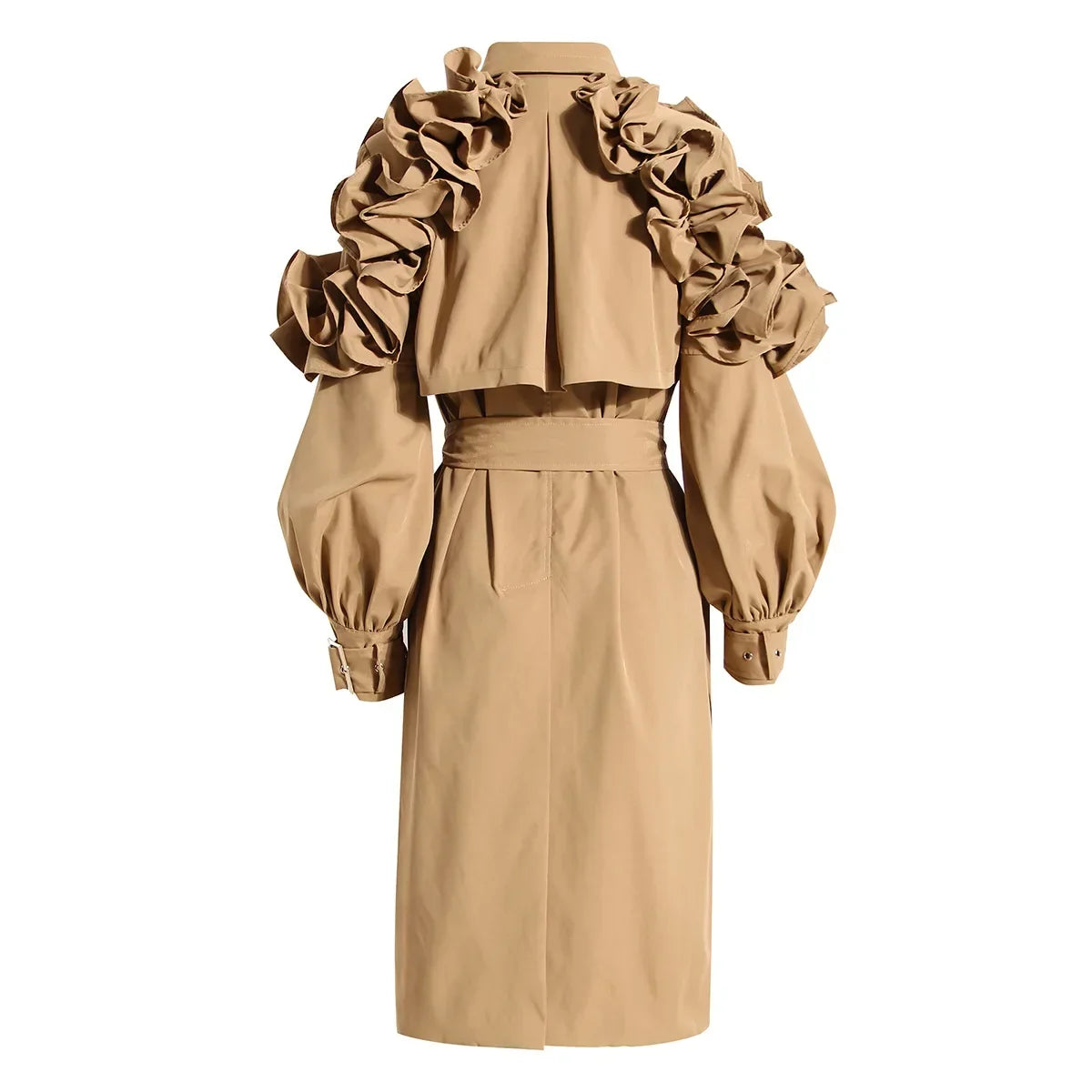Women's Elegant Trench Coat - Timeless Style & Sophistication