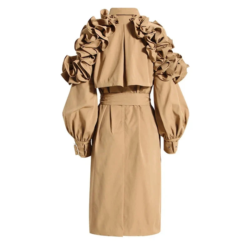 Women's Elegant Trench Coat - Timeless Style & Sophistication