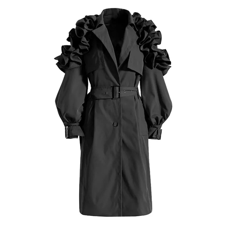 Women's Elegant Trench Coat - Timeless Style & Sophistication