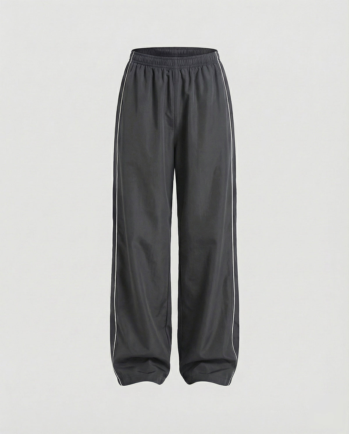 Women's Extra Wide-Leg Retro Casual Pants with Piping