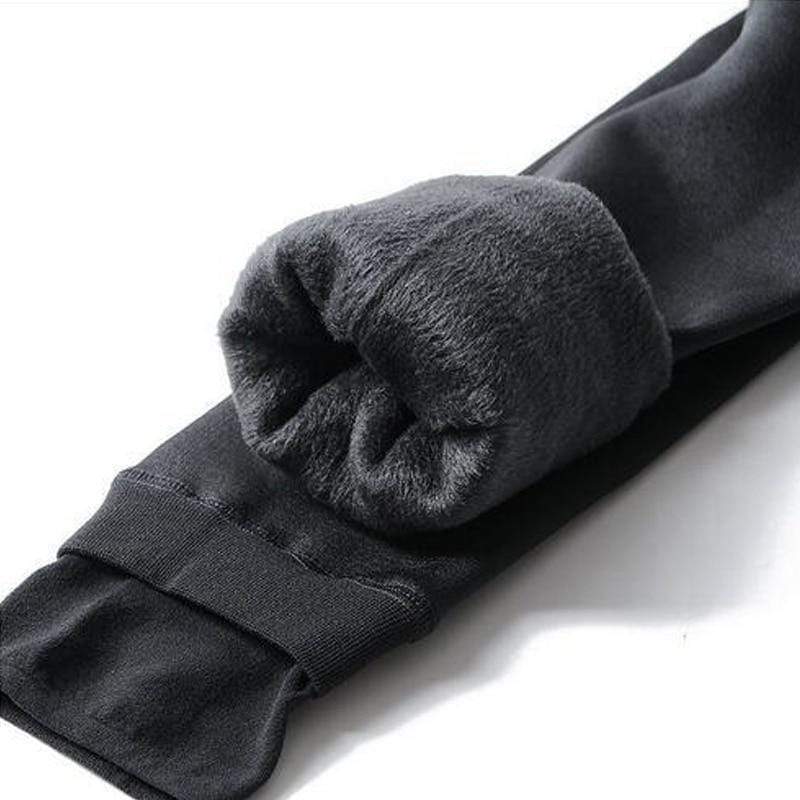 Legging thermique taille haute doublé polaire pour femme - chaud et extensible