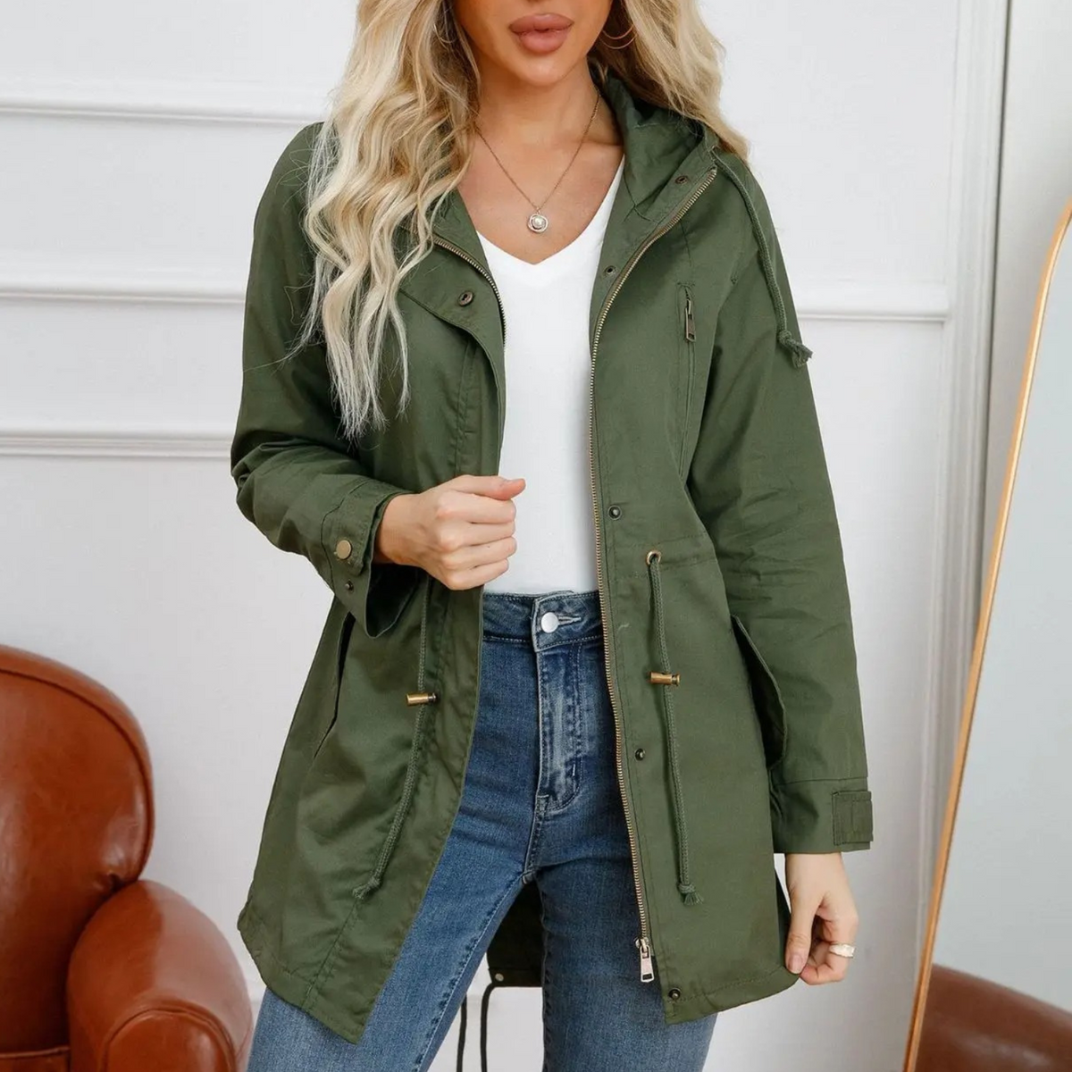 Women's Lightweight & Stylish Long Summer Jacket