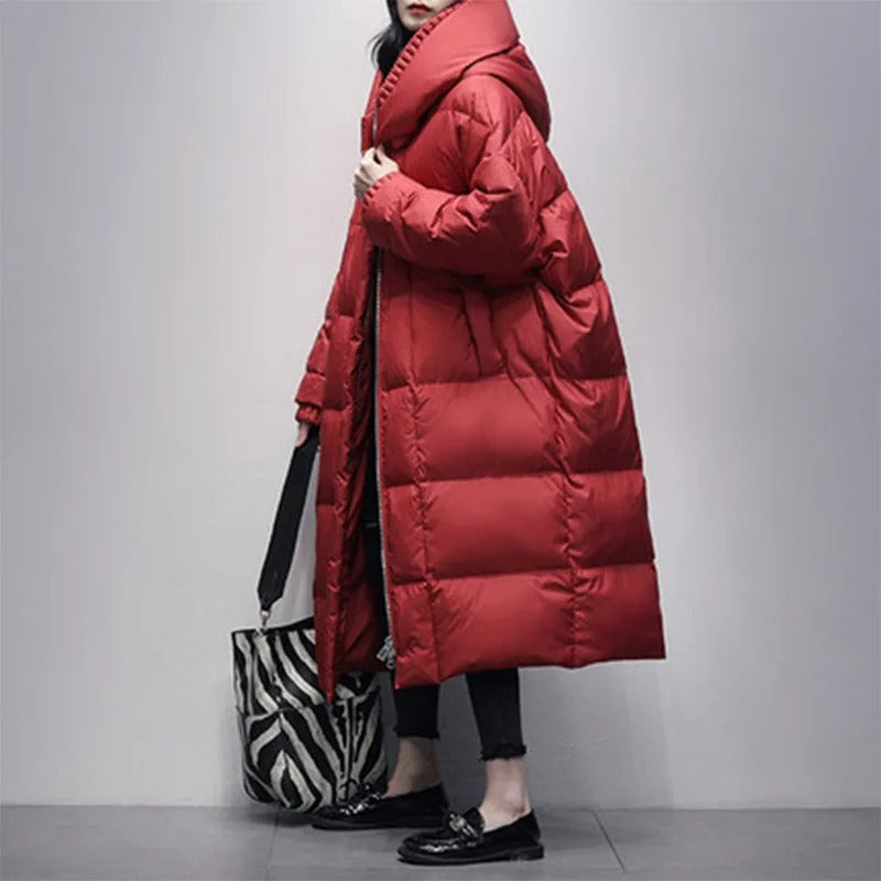 Women's Long Padded Winter Jacket