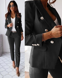 Women's Long-Sleeve Blazer Jacket