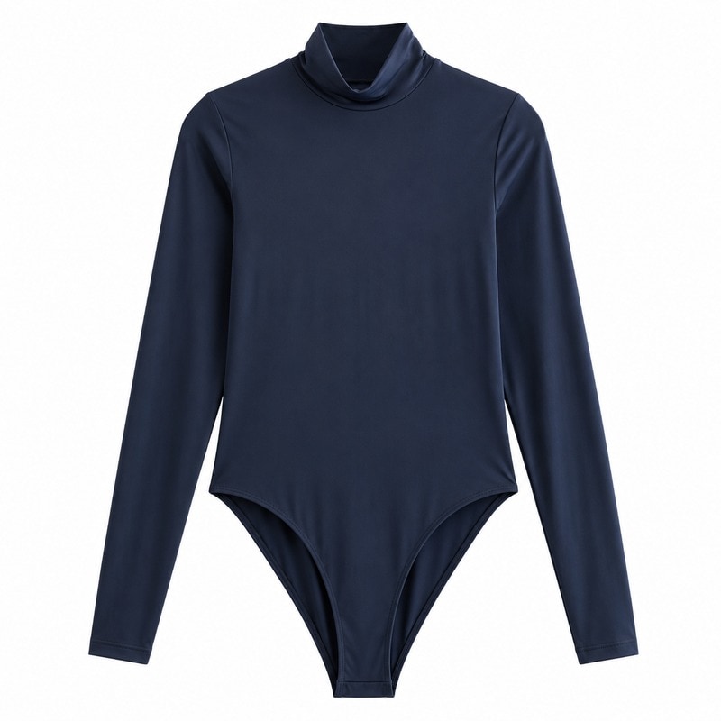 Women's Long Sleeve Turtleneck Bodysuit