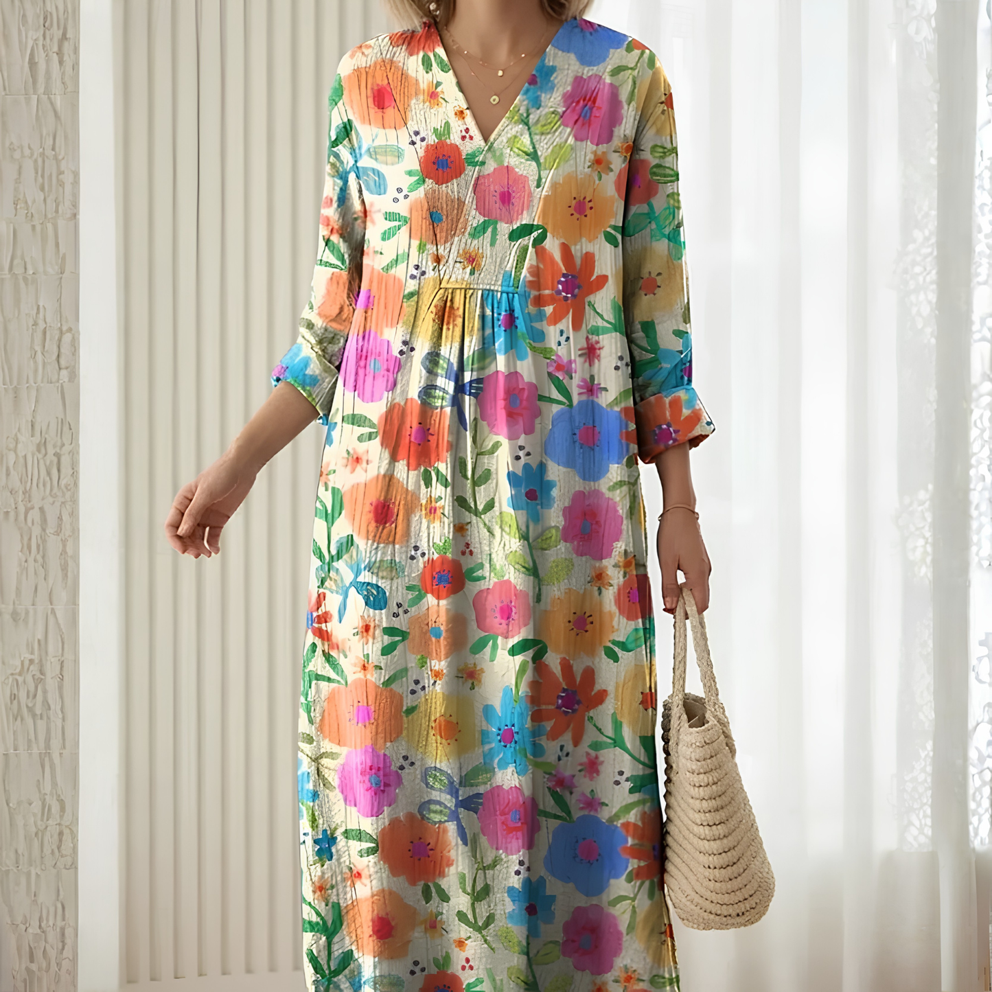 Women's Long-Sleeved Dress