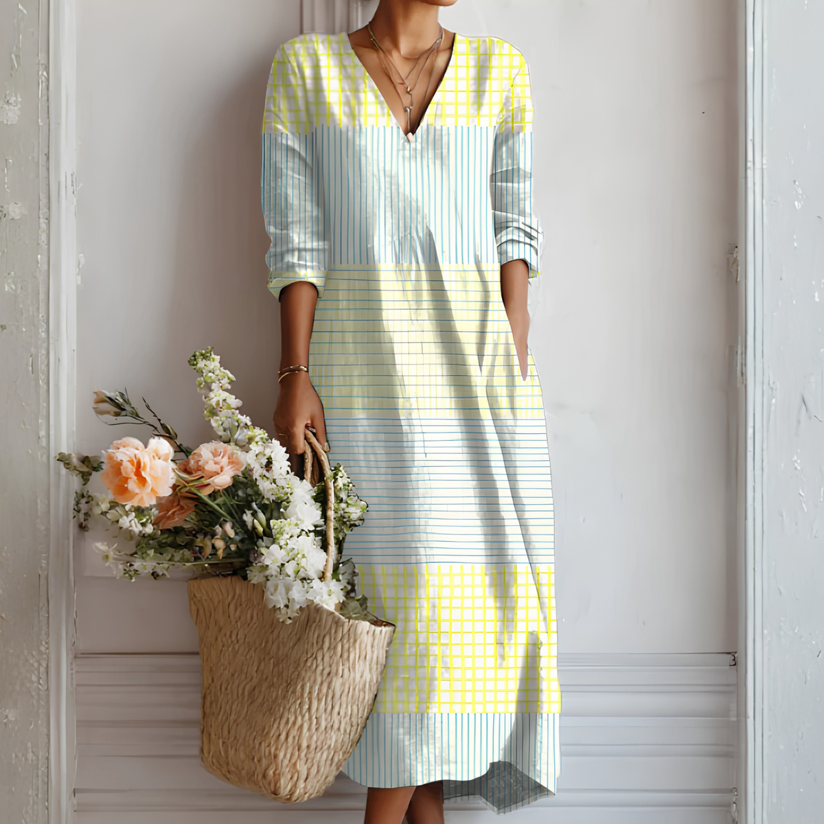 Women's Long-Sleeved Dress