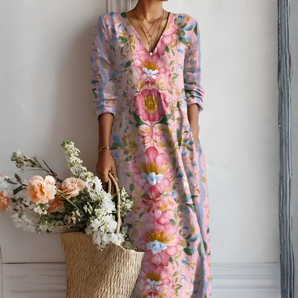 Women's Long-Sleeved Dress