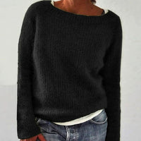 Women's Relaxed-Fit Soft Knit Pullover Sweater