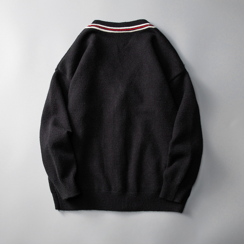 Women's Retro Striped Knit Cardigan