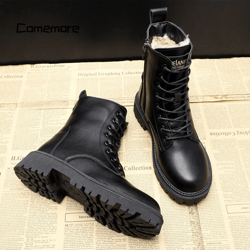 Women's Round Toe Winter Ankle Boots