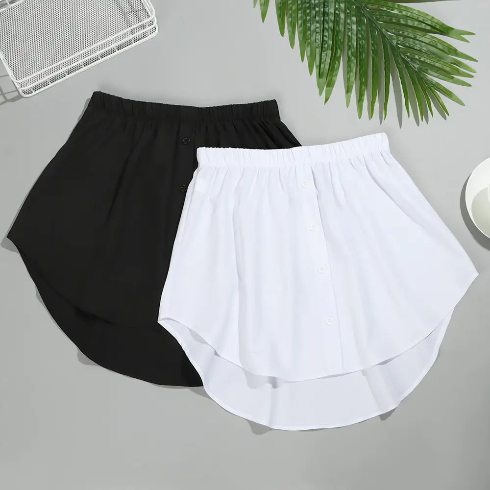 Rallonge de chemise pour femme avec ceinture élastique
