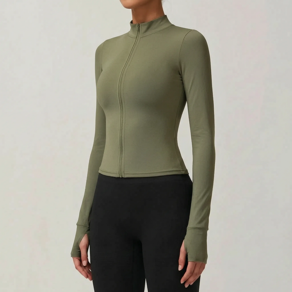 Veste de sport active ajustée pour femme