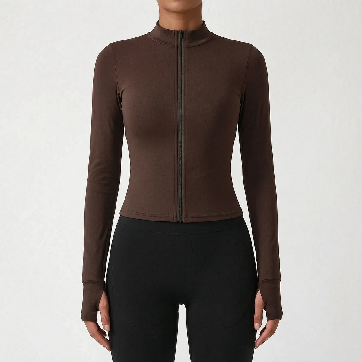 Veste de sport active ajustée pour femme