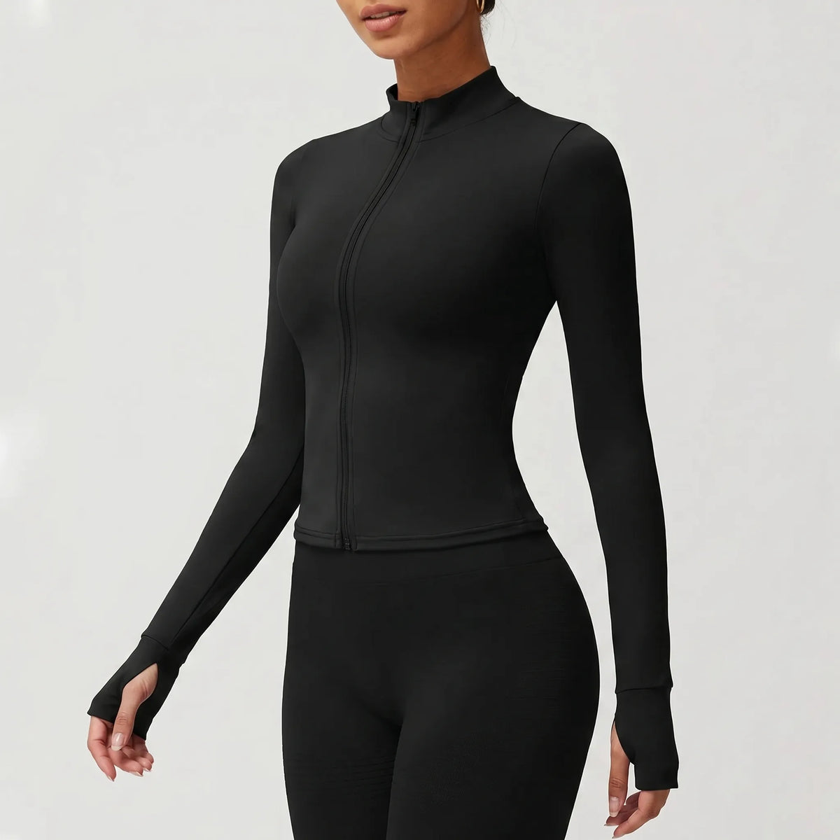 Veste de sport active ajustée pour femme