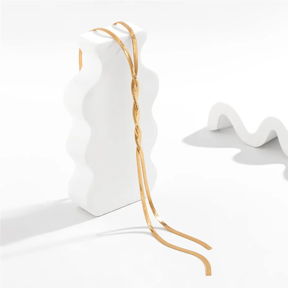 Collier chaîne serpent pour femme