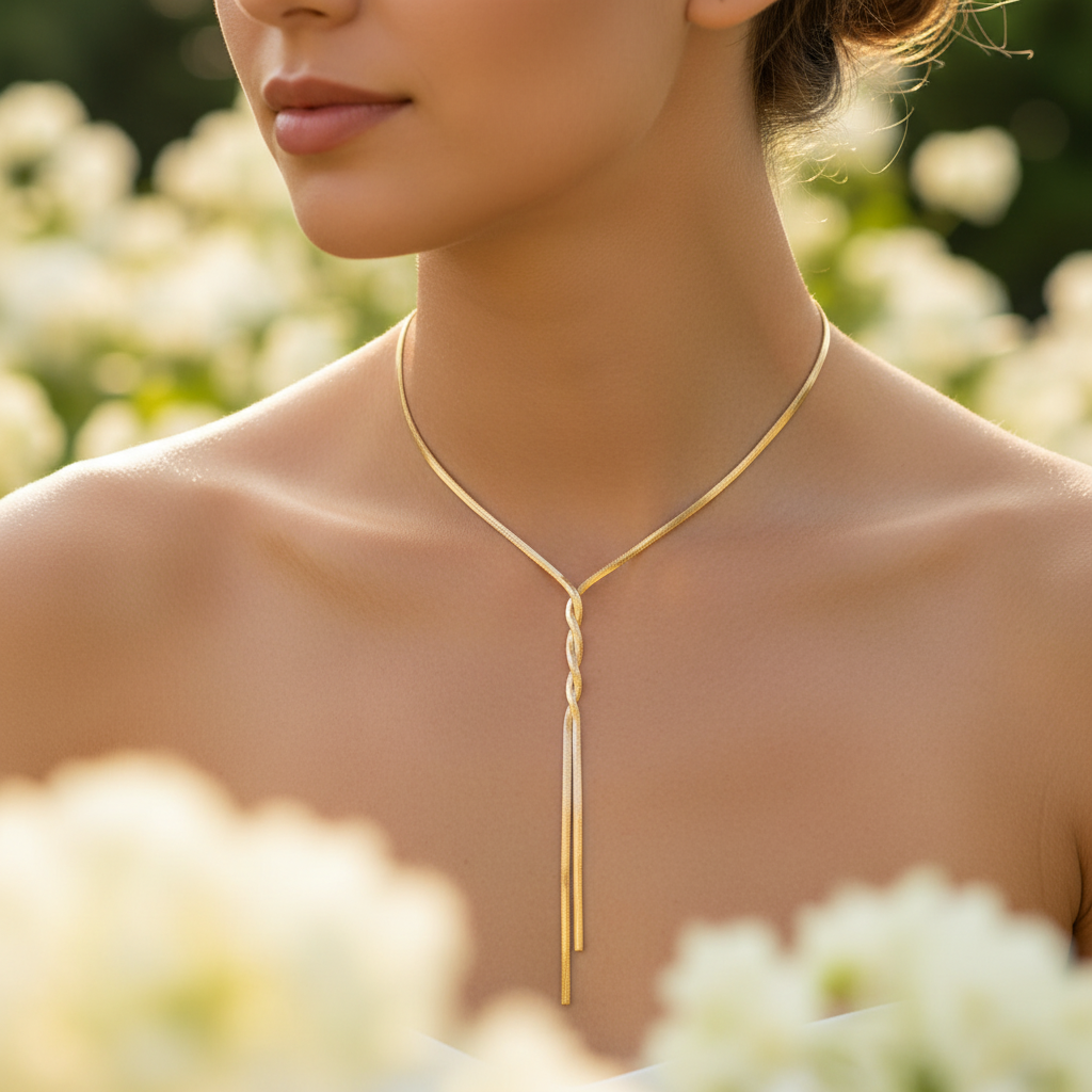 Collier chaîne serpent pour femme