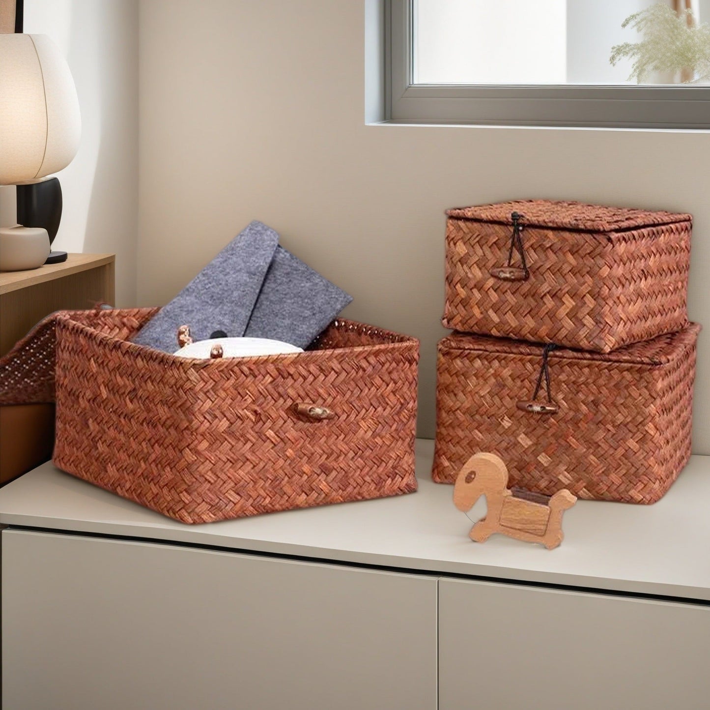 Women's Storage Box with Lid - Spacious Design