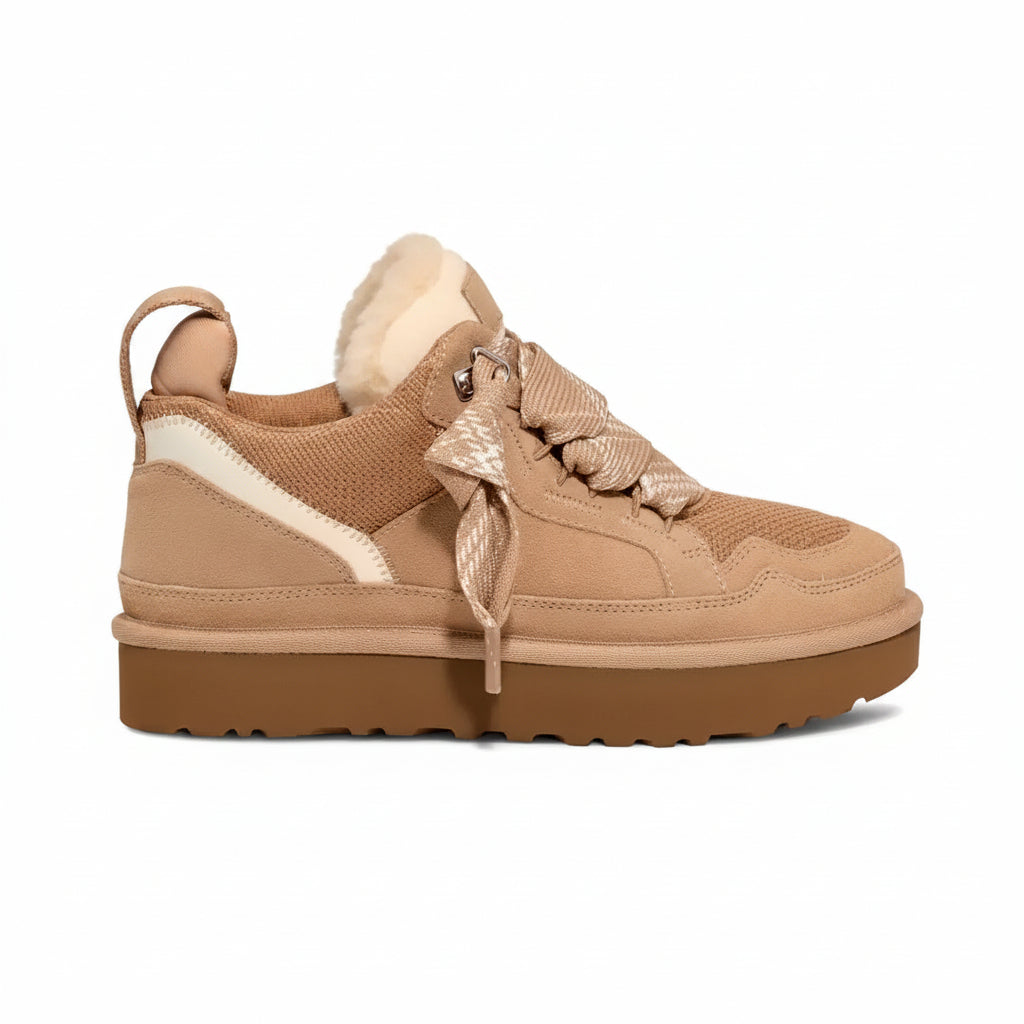 Women's Suede Winter Boots with Fur Lining - Warm Non-Slip Ankle Boots