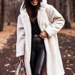 Women's Teddy Coat with Hood | Davy Fashion