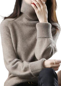 Women's Thick Turtleneck Sweater – Warm and Elegant Knitwear